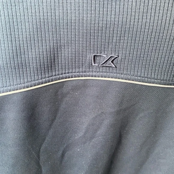 Navy Quarter-Zip Pullover with Embroidered Logo - Picture 7 of 9